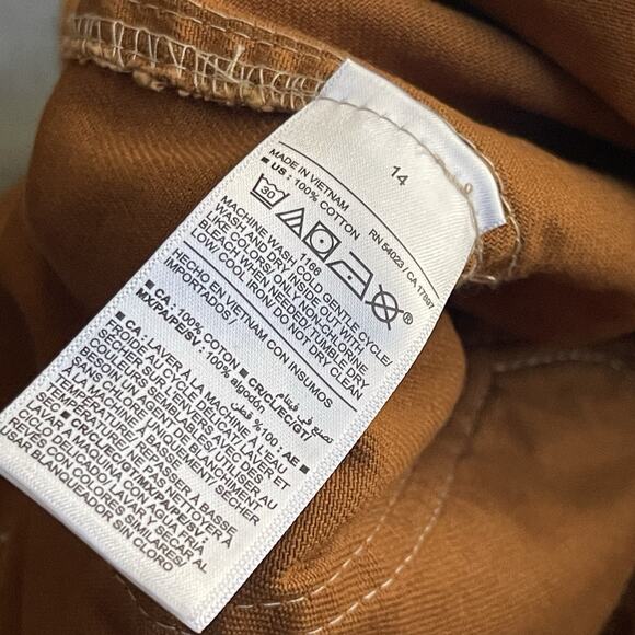 Old Navy High Rise Utility Straight Jeans Size 14 Sly Fox Grunge NWOT - Picture 4 of 7